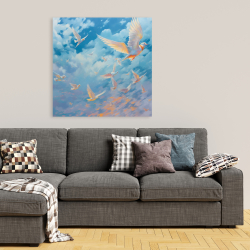 Toile 36 x 36 - L'envolée