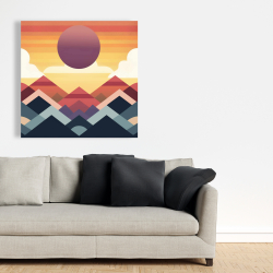 Canvas 36 x 36 - Peace mountain
