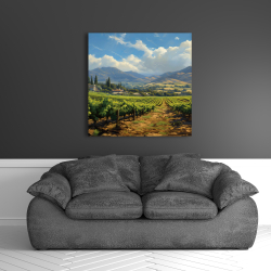 Canvas 36 x 36 - Exotic farm