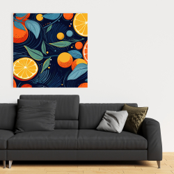 Canvas 36 x 36 - Floating citrus
