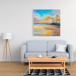 Canvas 36 x 36 - Sunset by the sea