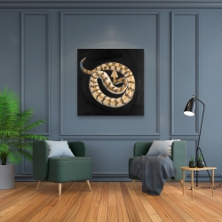 Canvas 36 x 36 - Southern timber rattlesnake