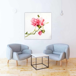 Toile 36 x 36 - Fleurs de magnolia