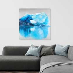 Canvas 36 x 36 - Iceland icebergs