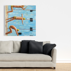 Canvas 36 x 36 - Swimmers