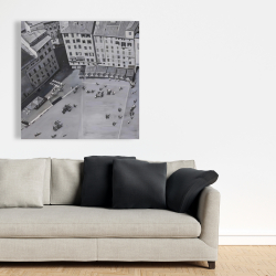 Canvas 36 x 36 - Piazza del campo in italie
