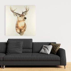 Canvas 36 x 36 - Deer portrait