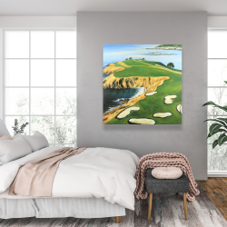 Canvas 36 x 36 - Pebble beach golf links