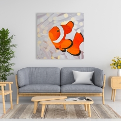Toile 36 x 36 - Poissons clown