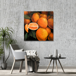 Canvas 36 x 36 - Fresh oranges