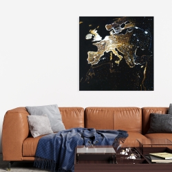 Canvas 36 x 36 -  european continent