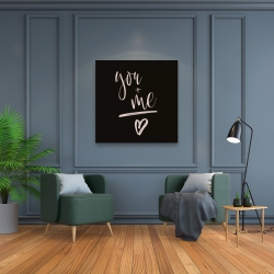 Canvas 36 x 36 - You + me