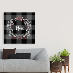 Canvas 36 x 36 - Christmas wreath