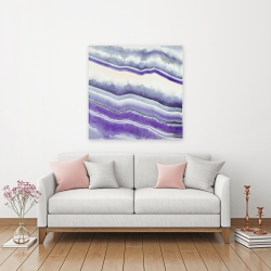 Canvas 36 x 36 - Purple geode