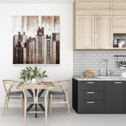 Canvas 36 x 36 - Square city
