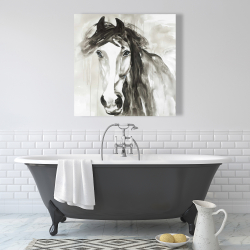 Canvas 36 x 36 - Beautiful wild horse