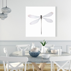 Canvas 36 x 36 - Minimalist dragonfly