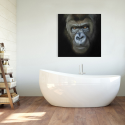 Toile 36 x 36 - Visage de gorille