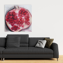 Canvas 36 x 36 - Open pomegranate