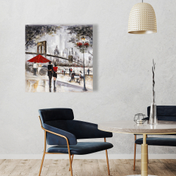 Canvas 36 x 36 - Couple in new york city