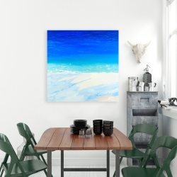 Toile 36 x 36 - Vue satellite de l'océan