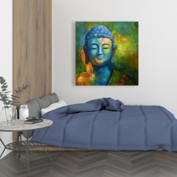 Toile 36 x 36 - Bouddha coloré