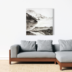 Toile 36 x 36 - Paysage paisible