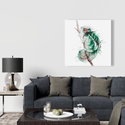 Canvas 36 x 36 - Watercolor chameleon
