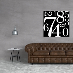 Canvas 36 x 36 - Zero to nine