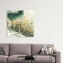 Toile 36 x 36 - Vieille bicyclette urbaine