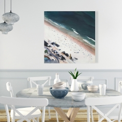 Canvas 36 x 36 - Hot day at the beach