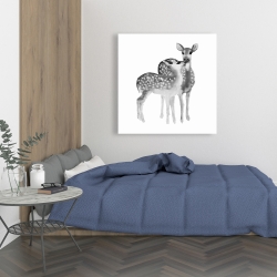Canvas 36 x 36 - Fawns love