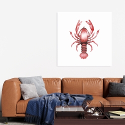 Toile 36 x 36 - Homard
