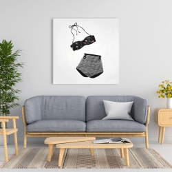 Canvas 36 x 36 - Vintage women's swimsuit