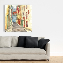 Canvas 36 x 36 - Lane in le petit champlain