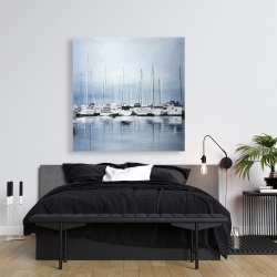 Toile 36 x 36 - Bateaux au quai 2