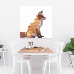 Canvas 36 x 36 - Red fox