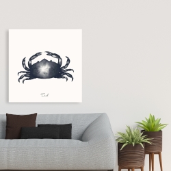 Toile 36 x 36 - Crabe bleu