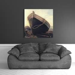 Toile 36 x 36 - Chaloupe au bord de l'eau