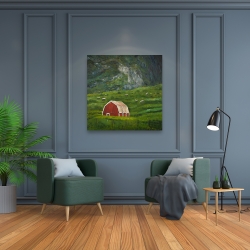 Toile 36 x 36 - Vie à la campagne