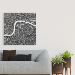 Toile 36 x 36 - Plan de la ville de londres