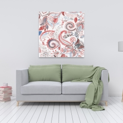 Canvas 36 x 36 - Paisley pattern