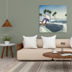 Toile 36 x 36 - Planchodrome californie