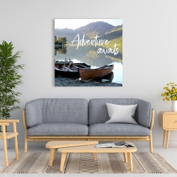 Canvas 36 x 36 - Adventure awaits