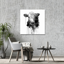 Canvas 36 x 36 - Jersey cow