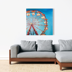 Canvas 36 x 36 - Ferris wheel by a beautiful day