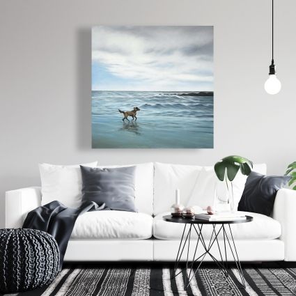 Dog on the beach
