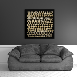 Toile 36 x 36 - Points sur l'or