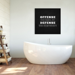 Toile 36 x 36 - Offense wins games...