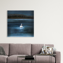 Toile 36 x 36 - Magnifique cygne
